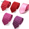 Custom new style fashion necktie men silk solid color woven tie