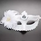 lady feather flower mask adult half face Halloween mardi gras Party Venetian Princess Masquerade sexy beauty mask