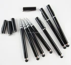 porket clip end touch tip metal writing brand ball pen