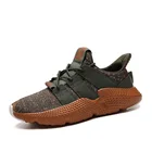 hot sale soft fly knit upper neat sewing beautiful wear-resisting MD outsole sneakers for men