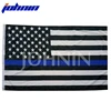 JOHNIN Hot Selling 3*5 FT Durable Flying Thin Blue Line American Flag