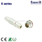 lemos IP68 2pin circular connectors electronics plug push-pull connector female and male waterproof connector cctv camera plug