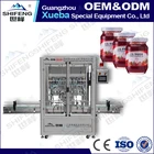 SFGG-500-8 servo driven automatic strawberry jam jar bottle filling machine