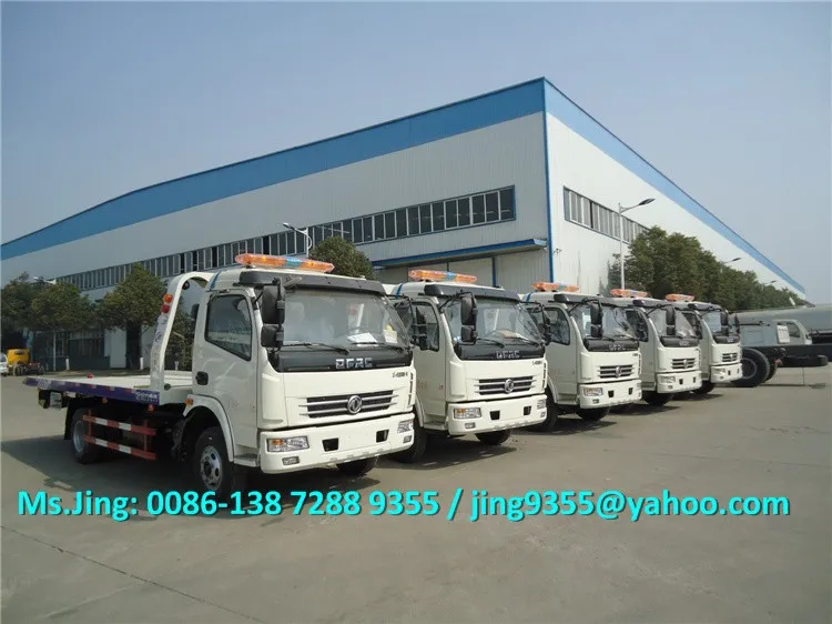 2016 New Condition Euro3 flatbed wrecker 4x2 wrecker tow trucks 3-5T on sale in Peru