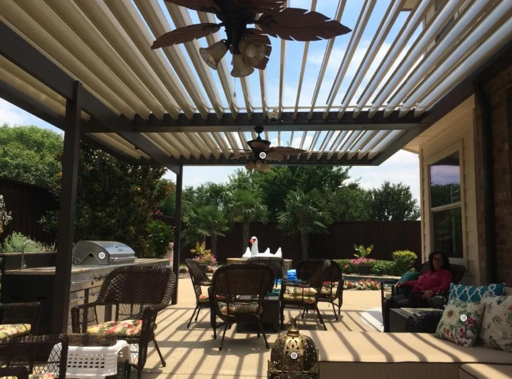 louvered roof pergola kits