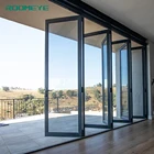 ROOMEYE aluminum thermal break glass bi folding door
