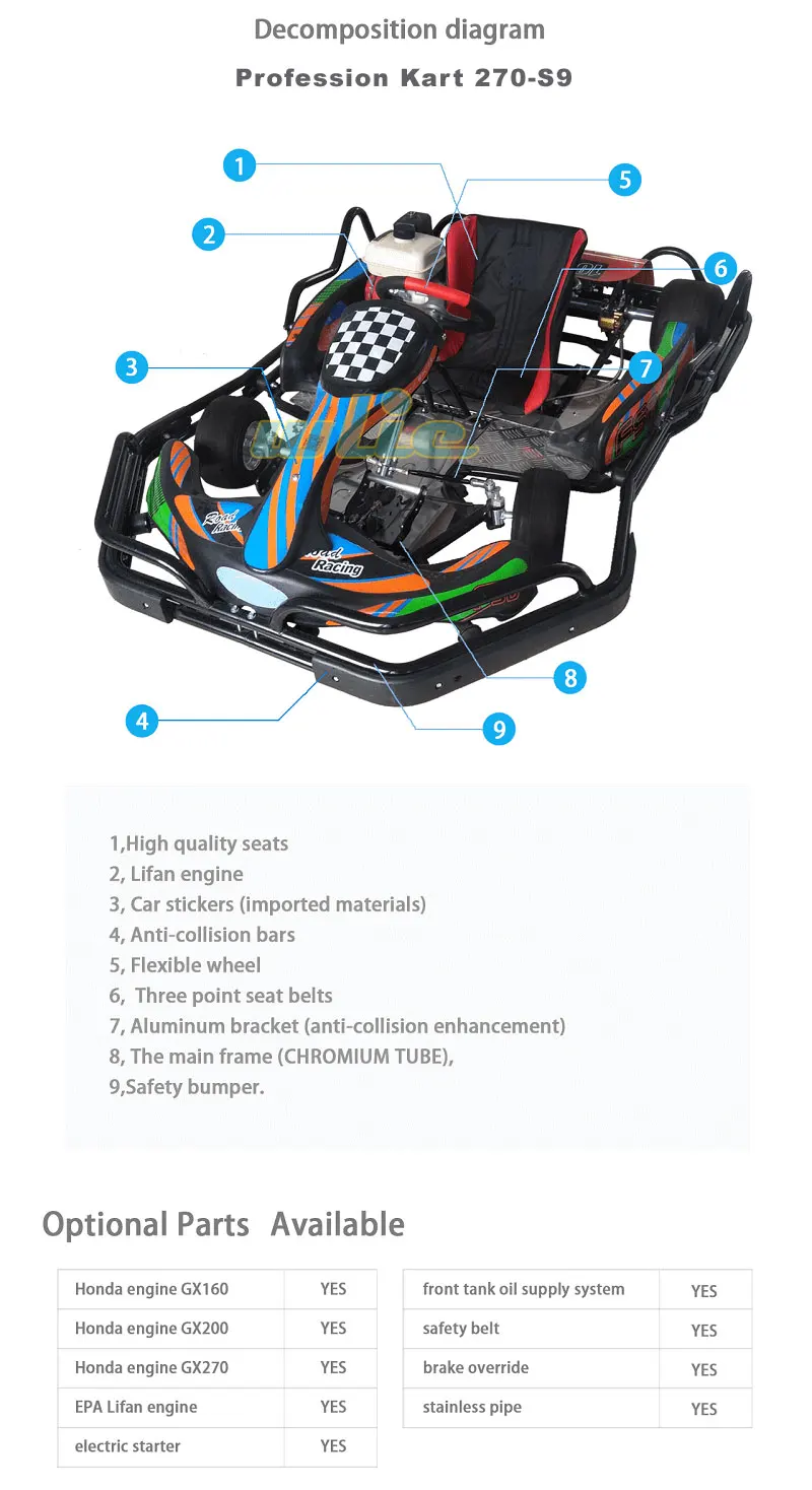 4 stroke gasoline karting