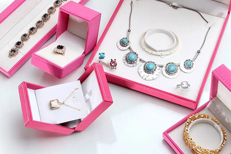 for lady purple wedding gift packaging boxes custom logo jewelry