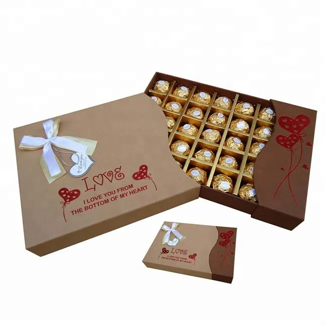 Упаковочные коробки шоколада, шоколадные трюфели (BLF-GB1927)