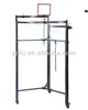 YD-T001 Multi-fonction Circular Stand Clothes Display Hanger Shelf Rack System for Supermarket Sale Yuanda Factory
