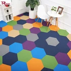 Best sales in malaysia industrial hexagon carpet tile