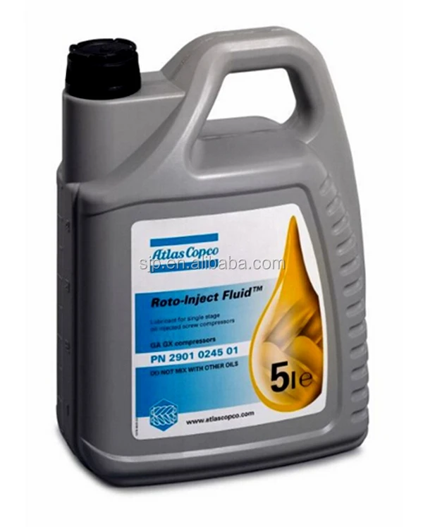 Rotoinject Fluid Oil 5l Atlas Copco Oil For Compressor 2908850300