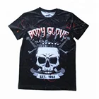 Skull Men T Shirt and Custom Print Short Sleeve Men T Shirt