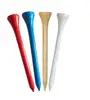 3 1/4 inch 83mm long durable Wood Golf Tees assorted colors for sale
