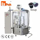 Automatic rotary capsule coffee KCUP filling and sealing machine