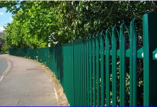 China Supplier Security Steel Metal Fence/Heavy Duty Galvanized Palisade Fencing
