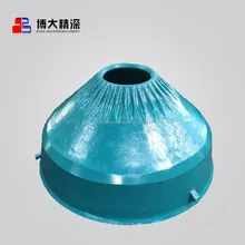 High manganese steel cone crusher spare wear parts mantle for HP200 HP300 HP400 HP500 nordberg symons svedala cone crusher