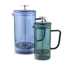 New Color Blue French Press Coffee Maker Espresso and Tea Maker with Triple Filters, Stainless Steel Plunger