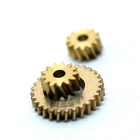 Specialized production high precision brass skewed tooth clock gear parts