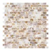 Premium White Natural Pearl Oyster Shell Mosaic for bathroom Kitchen Wall shell Backsplash Sea Shell Mosaic Tiles Manufacturer