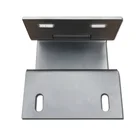 Heavy duty customizable curved stainless steel hinge