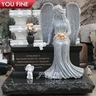Angel headstones and monuments marble statue