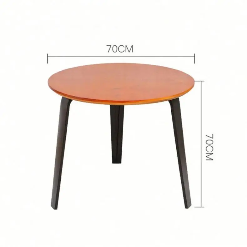 Modern  wood top iron dining table sets theme hotel party cafe table