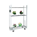 Hot sale decorative garden tool storage rack wagon trolley