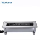 Electric Rotate Hidden Socket desktop power multimedia socket box