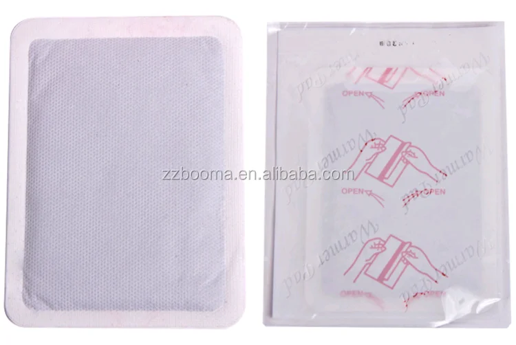 Disposable air activated deep heat patch women menstrual cramp relief warmer pad