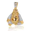 custom made Buddhist jewelry 925 solid silver buddha pendant