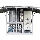 Double stage vacuum transformer centrifugal oil purifier