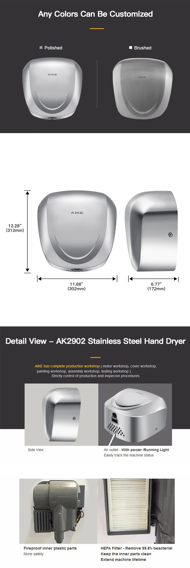 Cross Flow Fans, AK2902, Wall - detail 6