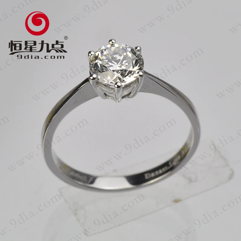 Wholesale Hot Selling Ring High Quality Engagement Jewelry Moissanite Diamond Engagement Ring
