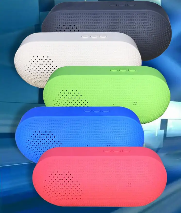 Hot sale Y2 Blue tooth speaker oval pill sound Y2 mini card speaker outdoor wireless 3.0 music player heavy bass - ANKUX.COM