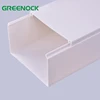 PVC u channel extrusion plastic cable channels 60x40 100x40, large plastic channel for cable