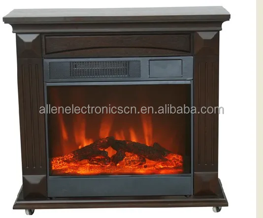 Decor Flame 26 Black Electric Fireplace Insert Heater Lowes With
