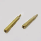 Brass hexagonal male and female standoff bolt threaded screws