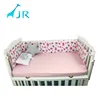 100% cotton jersey printing baby crib bumpers coverlets
