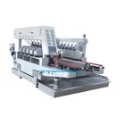 Glass Double Pencil Edger Machine to process round edge