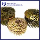 manufacture 7/8"-1 3/4" color galvanised coil roofing nails