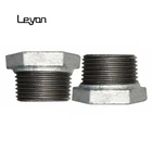 metric reducing bushing pipe fittings plumbing materials male female 241 bushing malleable iron pipe fittings