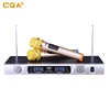 CQA 2 channel UHF Wireless Microphone system for Karaoke