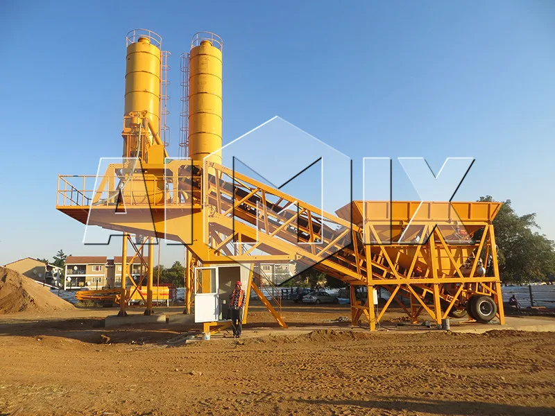 mobile concrete batching plant