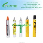 Empty Collapsible Aluminum Tubes with caps for glue