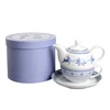Best decorative tea sets gift ceramic teapot and cup fine bone china tea for one