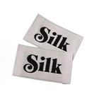 Professional size private clothes label for clothing backpacks