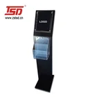Custom floor standing acrylic brochure flyer leaflet holders