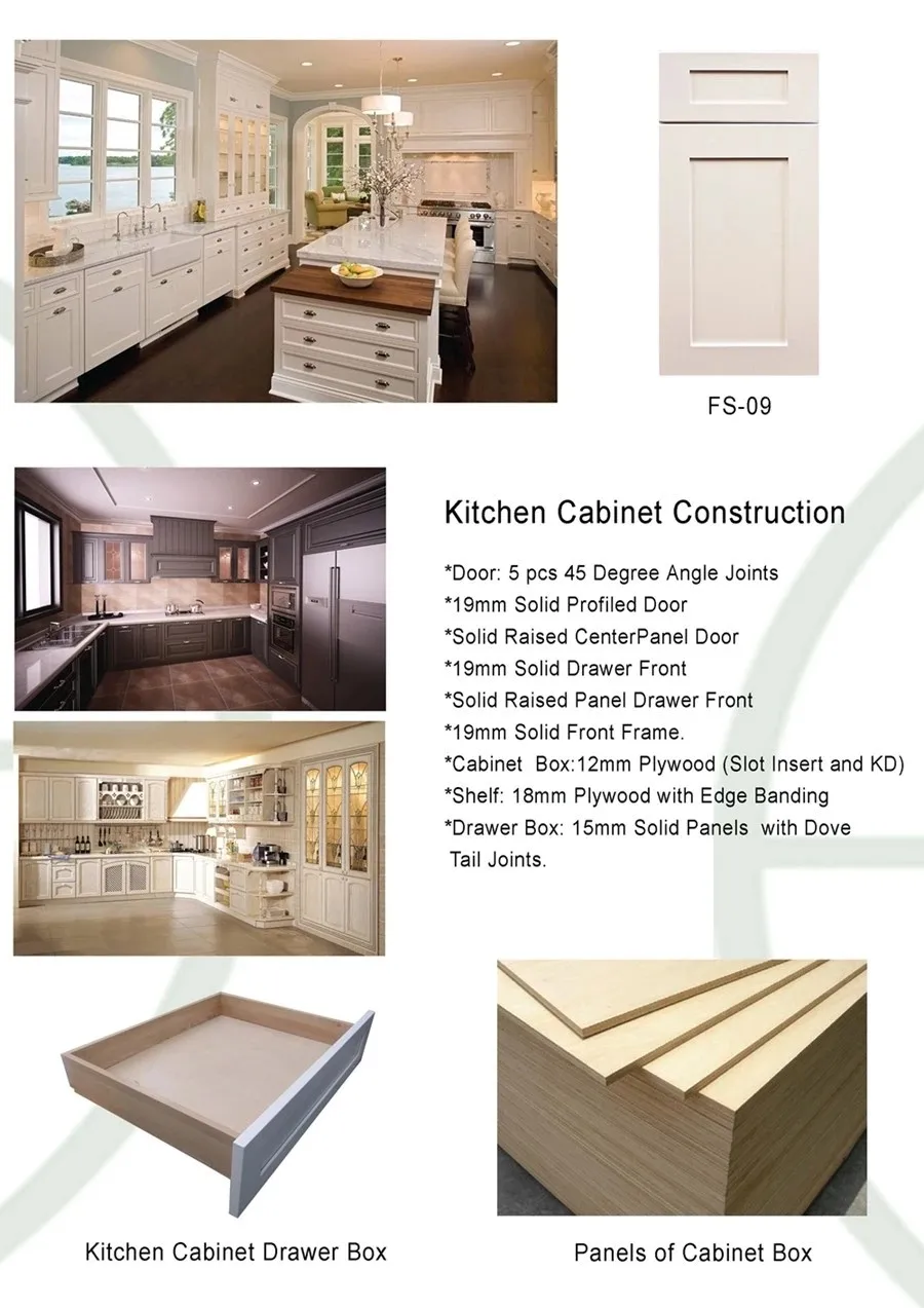 Plywood Carcase Structure And Modern Design Grey Kitchen Cabinet