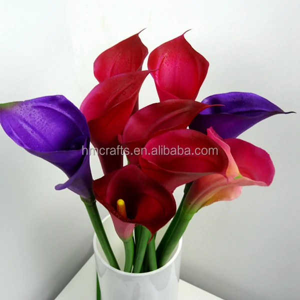 人造花制造人造 calla 百合 p 霍托斯 >>>>> calla lily 的意思是